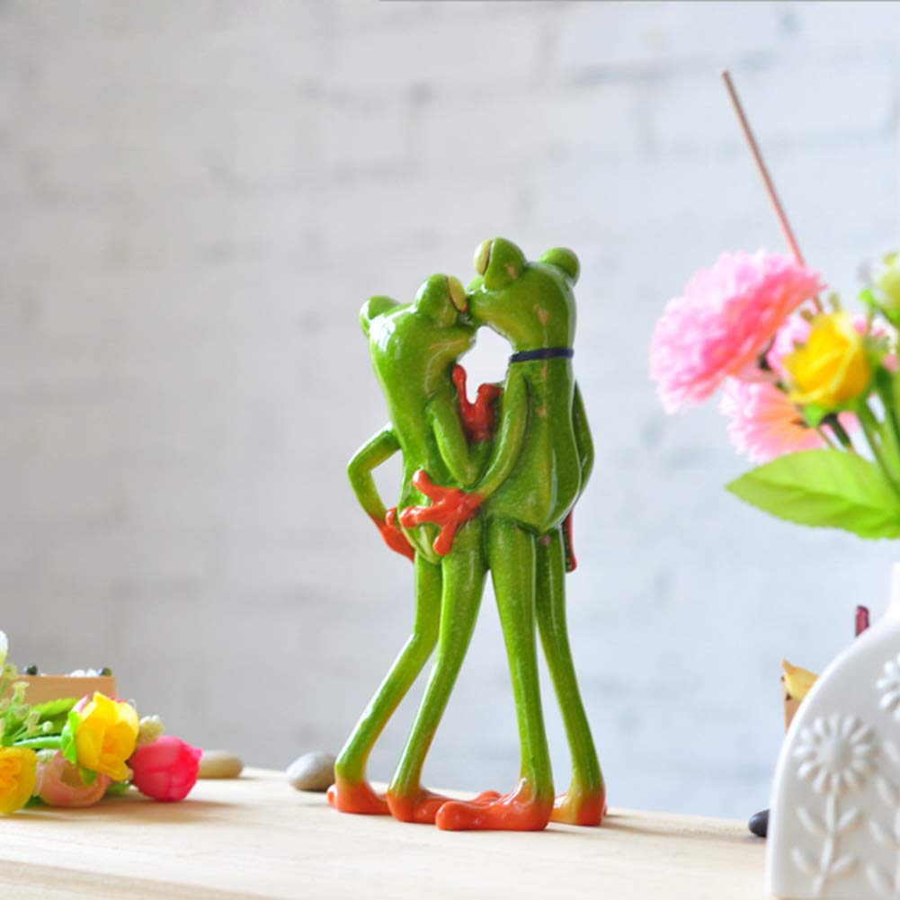 Amazon.co.jp: Dorlotou Frogs フィギュア 像 カエルの彫刻
