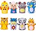 liuer 10PCS Kits de Costura para Niños Actividades Creativas Kits de No Tejido Tela Artesanal Bricolaje Set de Costura Marionetas de Mano