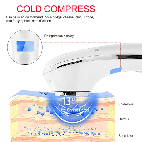 Instrumento De Rejuvenescimento Quente E Frio, Máquina De Beleza Facial USB Portátil E Massageador P