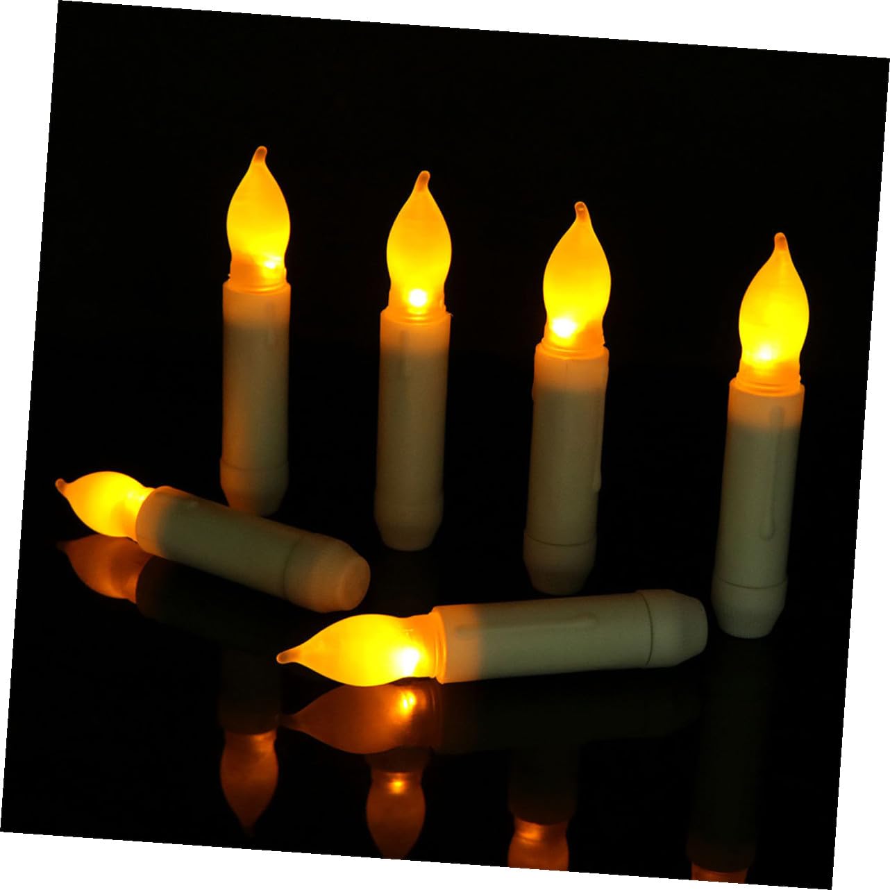 Hemobllo 12pezzi Candele Candele Led Forma Fiamma Senza Luci Di Candela Per Matrimoni e Feste Per Decorazioni