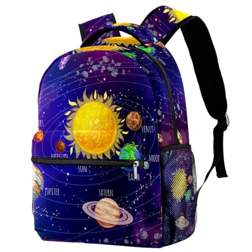 Sac à dos d'école multicolore pour enfants et adultes | 29x20x40cm