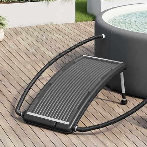 Gecheer Solar Pool Heater Above Ground — Curved Panels, Adjustable Legs, Easy Install — product image