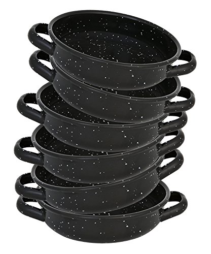 Menax - Mini Casserole - Mini Pan - Stewpot - Non-Stick Steel - 6 Piece Set - 18 cm, Black, diameter 18 cm - Image 3