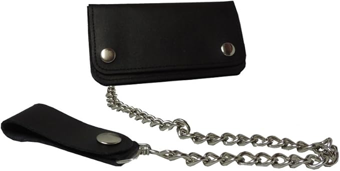 biker leather wallet