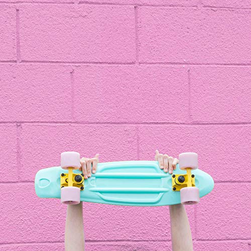 Cal 7 22.5" Complete Mini Cruiser Plastic Skateboard (Mint) #TOP7