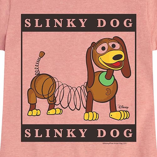 Disney - Toy Story 4 - Type Block Slinky - Toddler & Youth Girls Short Sleeve Graphic T-Shirt3