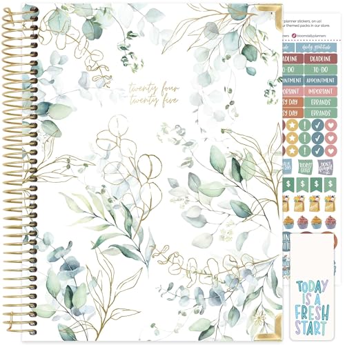 HARDCOVER bloom �f�C���[�v�����i�[ 2024-2025 (8.5�C���` x 11�C���`) �A�J�f�~�b�N�C���[�f�C�v�����i�[ (2024�N7��~2025�N7��) - ��M/�ڕW�I�[�K�i�C�U�[ - �}���X���[&�E�B�[�N���[�C���X�s���[�V�����A�W