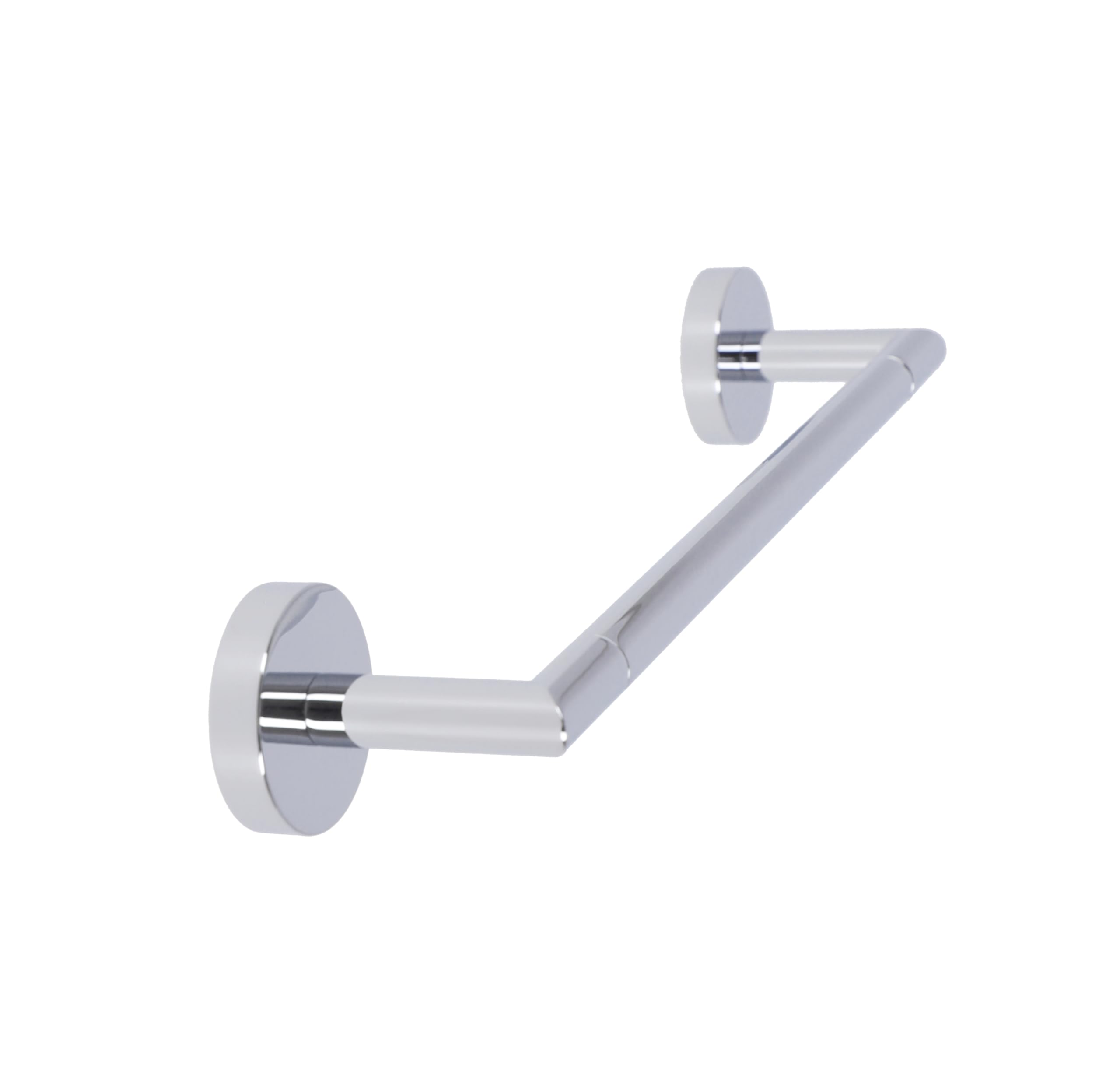 Porta Asciugamani Da Parete Inda - Design Quadrato, Ottone Cromato, Facile Installazione - Foto 3