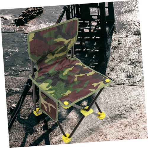 Siège portable compact et chaise pliante de pêche avec structure renforcée en alu - 8