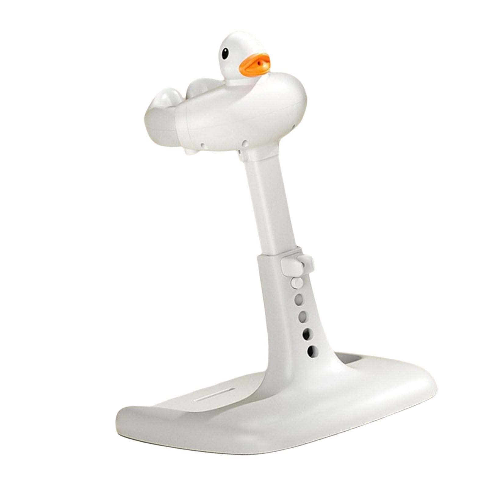 Toddler Bath Helper Duck Bathing Rack Baby Standing Shower with Adjustable Height and Stable Base