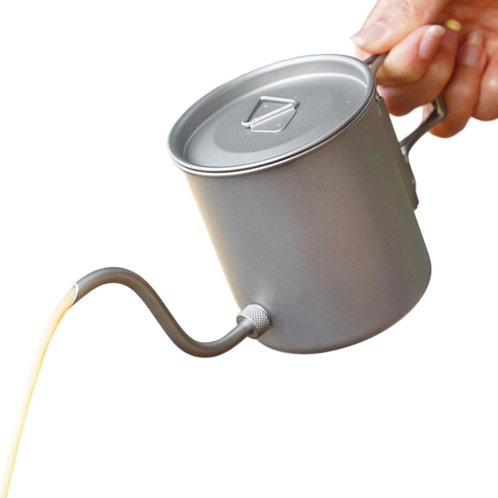Hervidor viajero compacto de 420ml para café sin derrames en el hogar