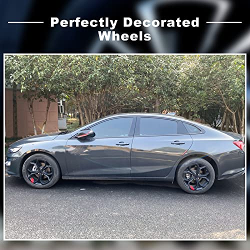 8 Pcs Wheel Rim Decal Stripes Car Decals Reflective Car Stickers Automotive Decals Hash Stripe Stickers For 18-21 Inch Wheels Tire Rim Safety Decoration Accessories (Red) #TOP4