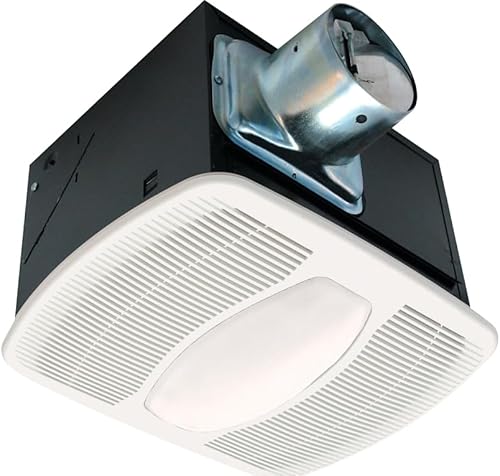 Ventilador para Baño de Lujo marca Air King con Luz de Día y Luz Nocturna, AK100L