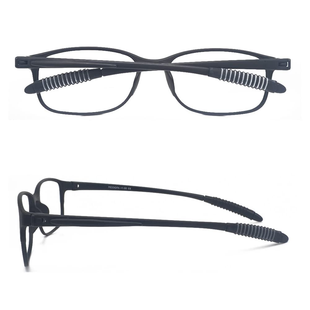 Gafas de Lectura Flexibles Ligeras (Pack 2), Anti Luz Azul para Mujer Hombre