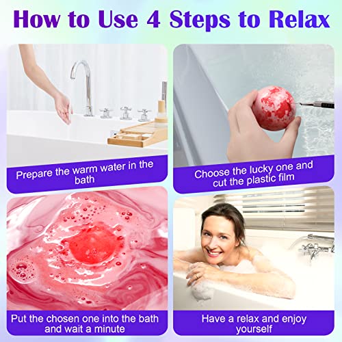 Nizzup Bath Bombs Gift Set,12 Pack Aromatherapy Fizzies With Essential Oil Spa For Relaxing And Moisturizing.long Lasting To Rotate Floaters.best Gift For Girlfriend,Her/Him,Kids #TOP4