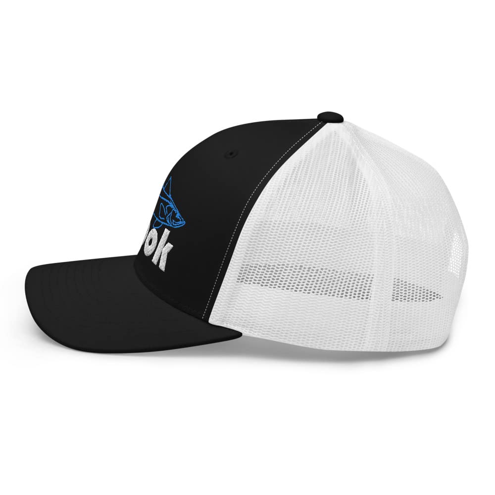 Snook Fishing Trucker Cap haftowana słonowodna ryba gatunki mieszkania Fisher Florida Keys czapka z daszkiem