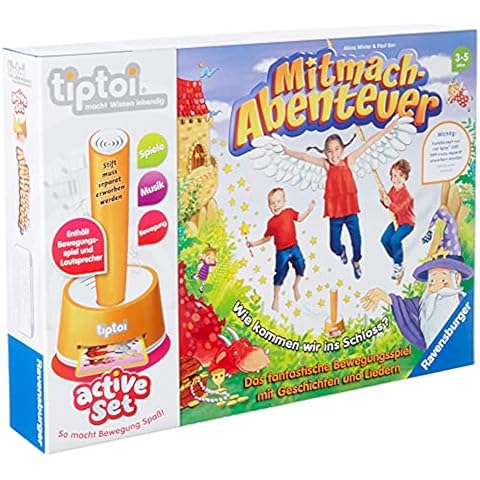 Ravensburger tiptoi 00044 active Set Mitmach-Abenteuer, Kinderspiel ab 3 Jahren Cover