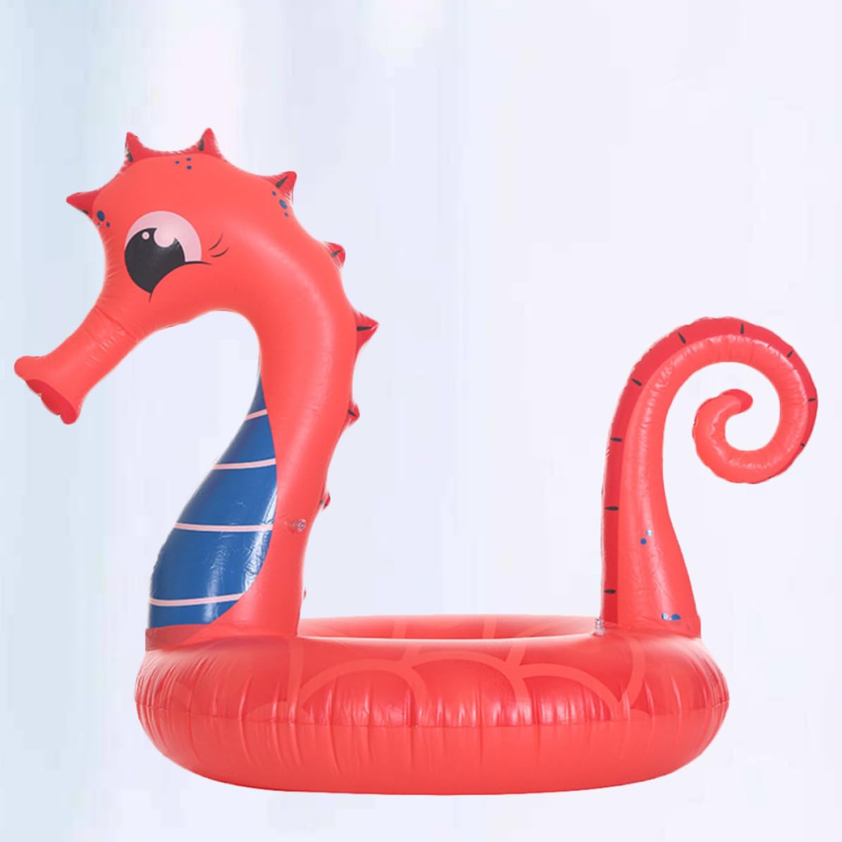 Bouée Gonflable pour Adulte en PVC, Fête Estivale, Rouge