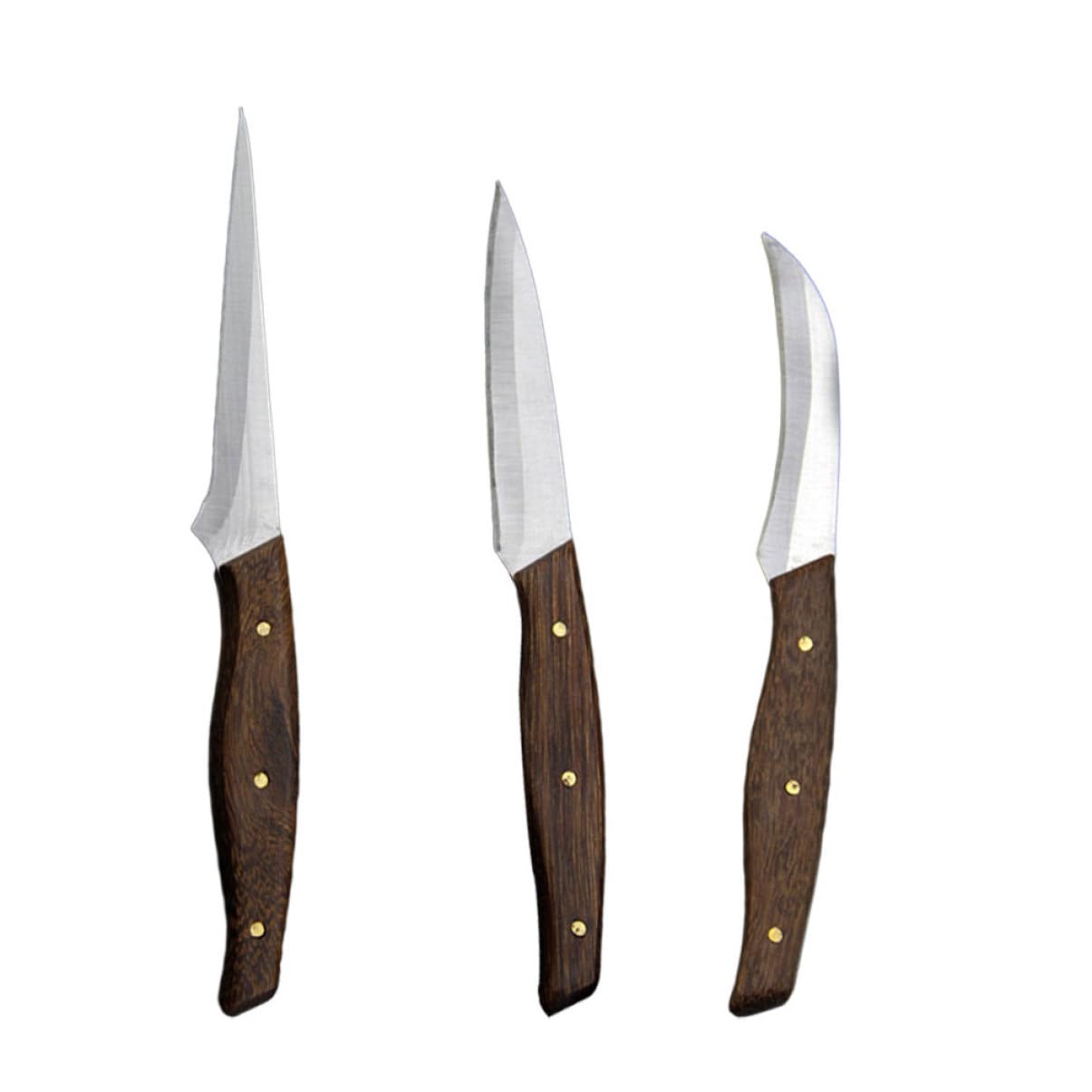 PRETYZOOM Fruit Carving Knives 3pc Set of Kitchen Tools for Fruit Vegetable Fruit Carving