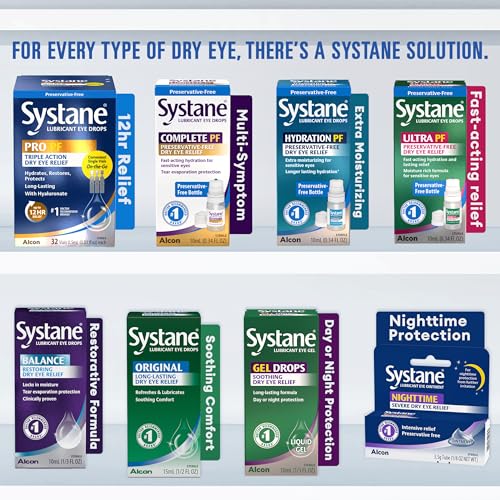Systane PRO Preservative Free Eye Drops, 12 Hour Dry Eye Relief, 32 Vials - image 3