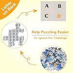 Puzzles for Adults 1000 Pieces, Fairytale Cottage Jigsaw with Poster Letter on Back, Unique Pieces Fit Well No Dust (27.5"x19.6")