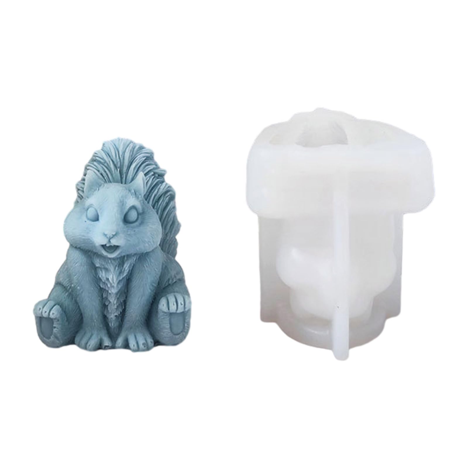 NEWFT Silicone Candle Mold for Home Decorations Wax Mold Figurines Mould Candle Making