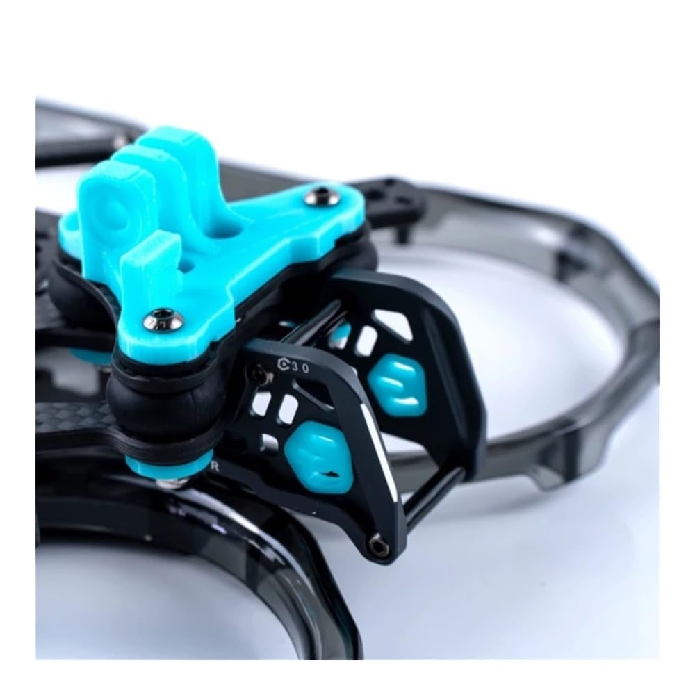 C30 138mm 3 pulgadas/C35 152mm 3,5 pulgadas Marco de Cine de carbono protector de hélice for Drones RC FPV Freestyle CineON(C30 Analog Blue)