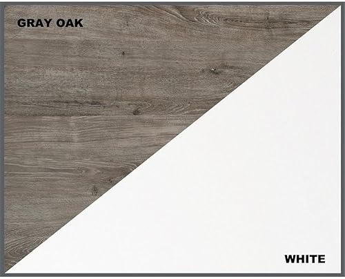 Miniatura 7 de Saint Birch Finley - Estantería de madera moderna con 6 estantes, organizador cuadrado, color blanco y madera flotante