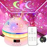 MINGKIDS Toys for 3-8 Year Old Girls Boys,Star Night Light Projector with Hard Projection Cover, Timer&Rotation,2-9 Year Olds Kids Chritsmas Birthday Gifts