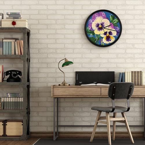 Horloge murale moderne décorative avec cadran rond - 7