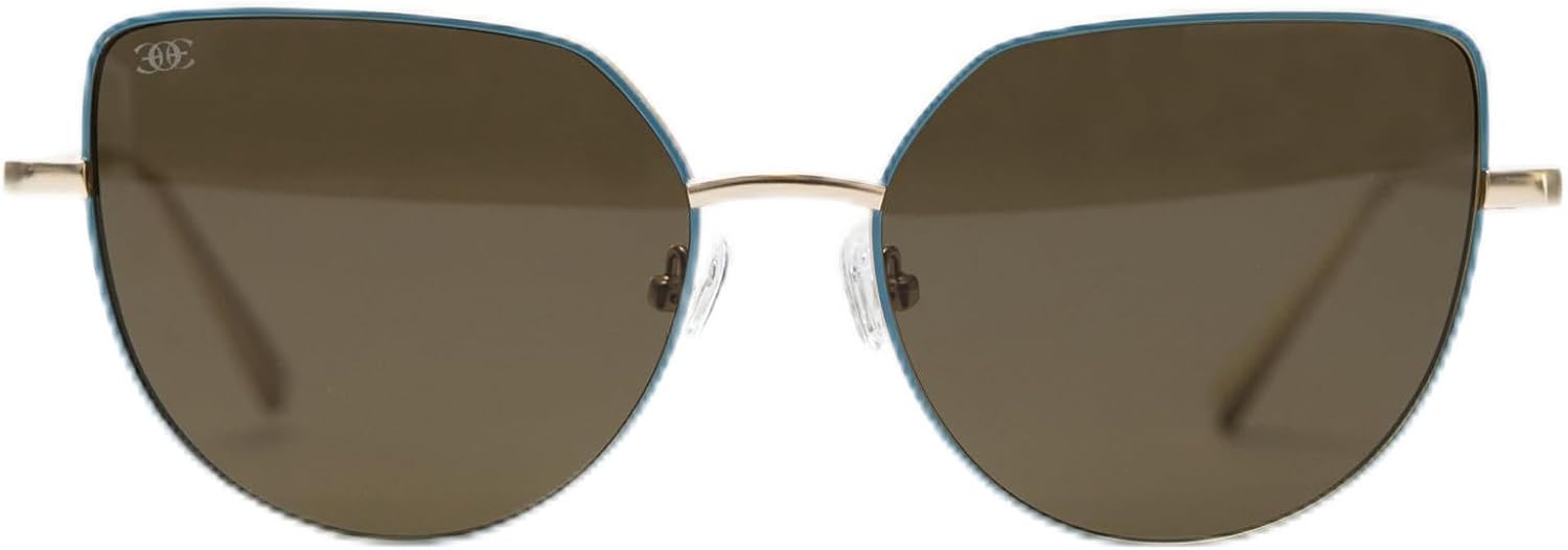 Eyewear Gigi Equestrian Sunglasses for Women – Polarized UV400 Riding Sunglasses with Scratch-Resistant Lenses, Helmet-Friendly Fit, Slip-Resistant Nose Pads & Durable Metal Frame