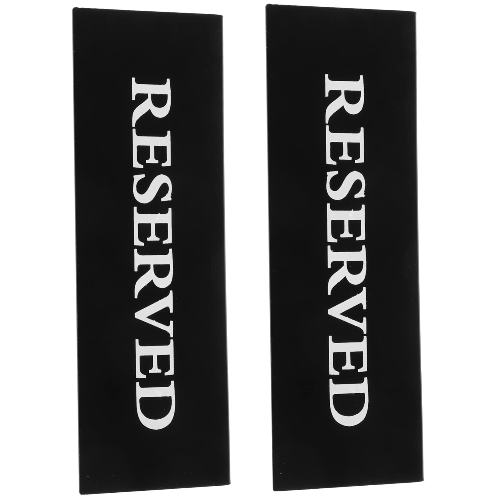 KICHOUSE 2Pcs Reserved Signs for Weddings Events Table Cards for Restaurant Reservations for Saving Seats at Parties Ceremonies
