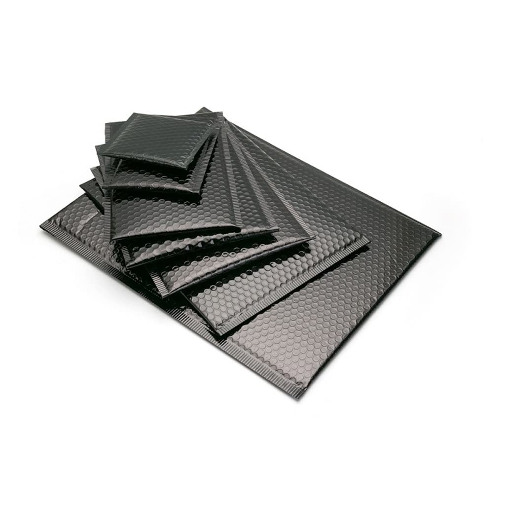 20 Szt. Czarna Aluminiowa Torebka Bąbelkowa Czarne Koperty Bąbelkowe Czarne Torby Na Prezenty, Wyściełana Koperta Wysyłkowa Wodoodporne Torebki Bąbelkowe Wysyłka Paczek Na Prezenty Torba (Size : 28x3