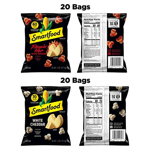 Smartfood Popcorn, White Cheddar And Flamin' Hot White Cheddar Variety Pack thumb #1
