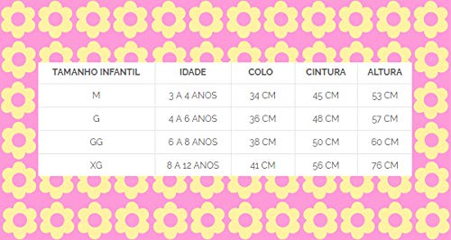 Vestido Infantil Nica Trica Elástico Manga Comprida Verde Água (6 A 8 ANOS)