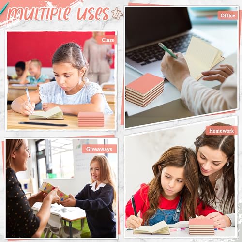 Bloc de notas impermeable contra pérdidas de apuntes mini cuadernos de cuero de bolsillo 4