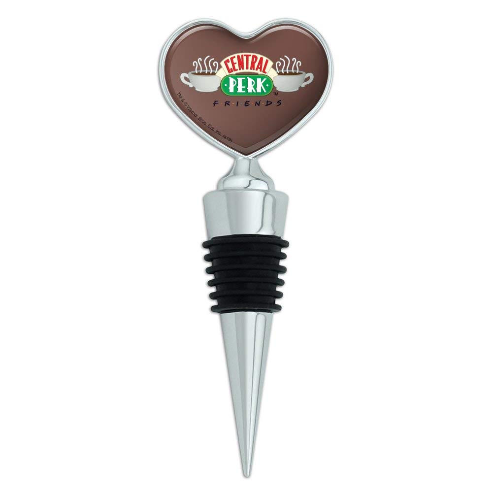 Friends Central Perk Logo Heart Love Wine Bottle Stopper