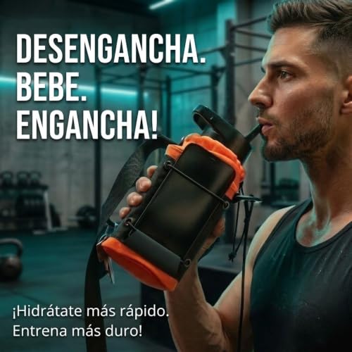 Bolsa magnética para botella con soporte de bastidor de 3 kg para llaves y móvil 4