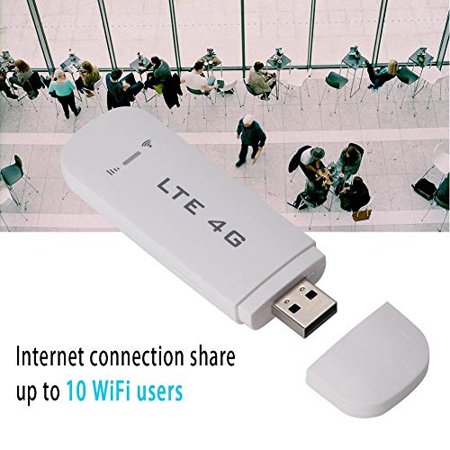 Adaptador de rede USB 4G LTE, Modem sem fio WiFi Modem de roteador, Adaptador de rede portátil de al