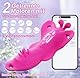 Tragbarer Butterfly Vibration für Sie Klitoris Stimulation，Vibrator mit Fernbedienung APP, BDSM Auflegevibrator Vibratoren Leise mit Gürtel Sex Spielzeug für die Frau mit 9 Vibrationsmodi