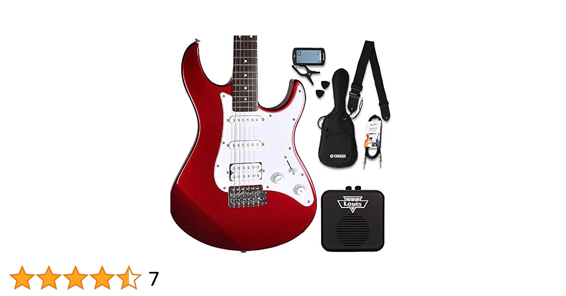 Amazon | YAMAHA PACIFICA012 ミニアンプセット レッド