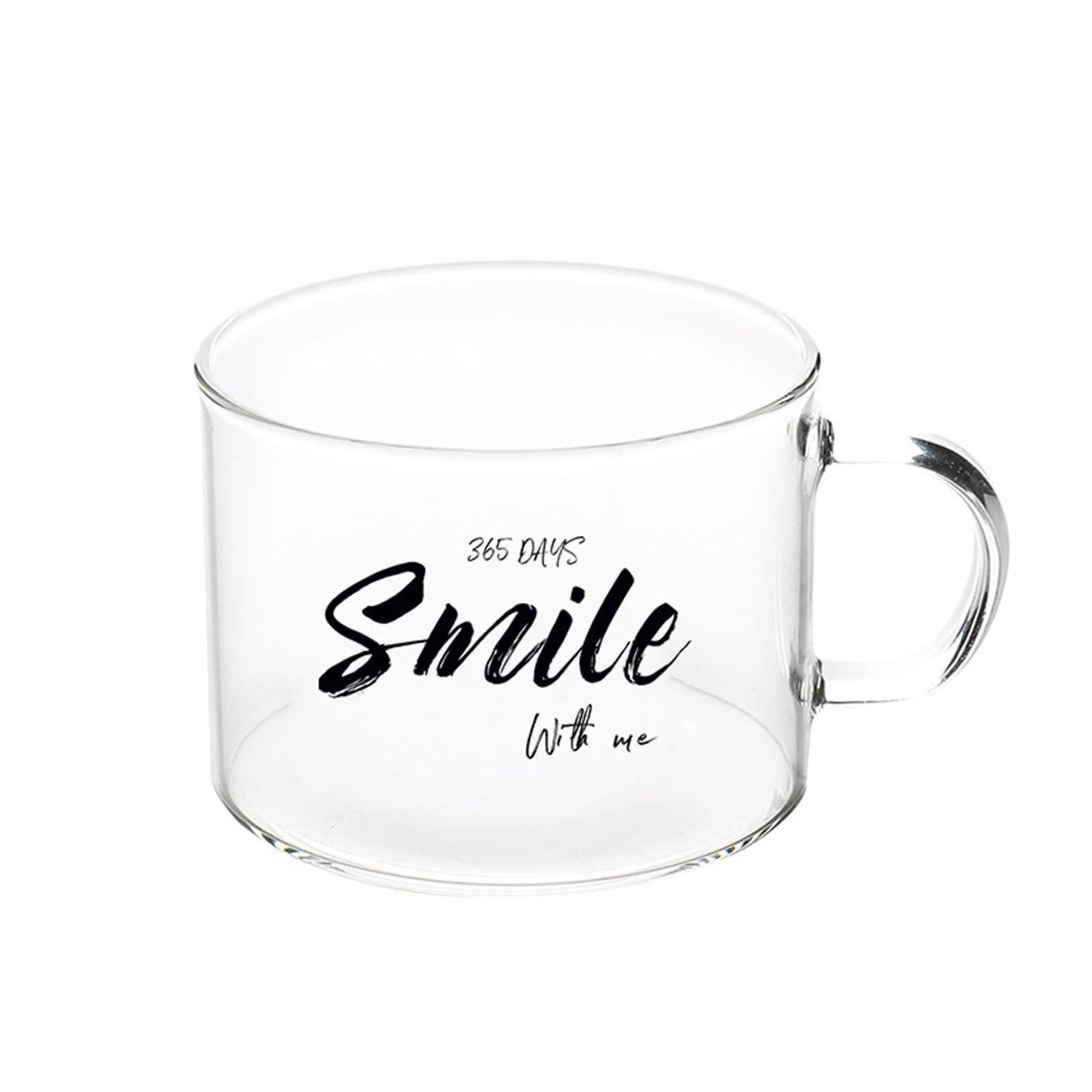 Tasse en verre borosilicate Mile 500 ml haute résistance thermique