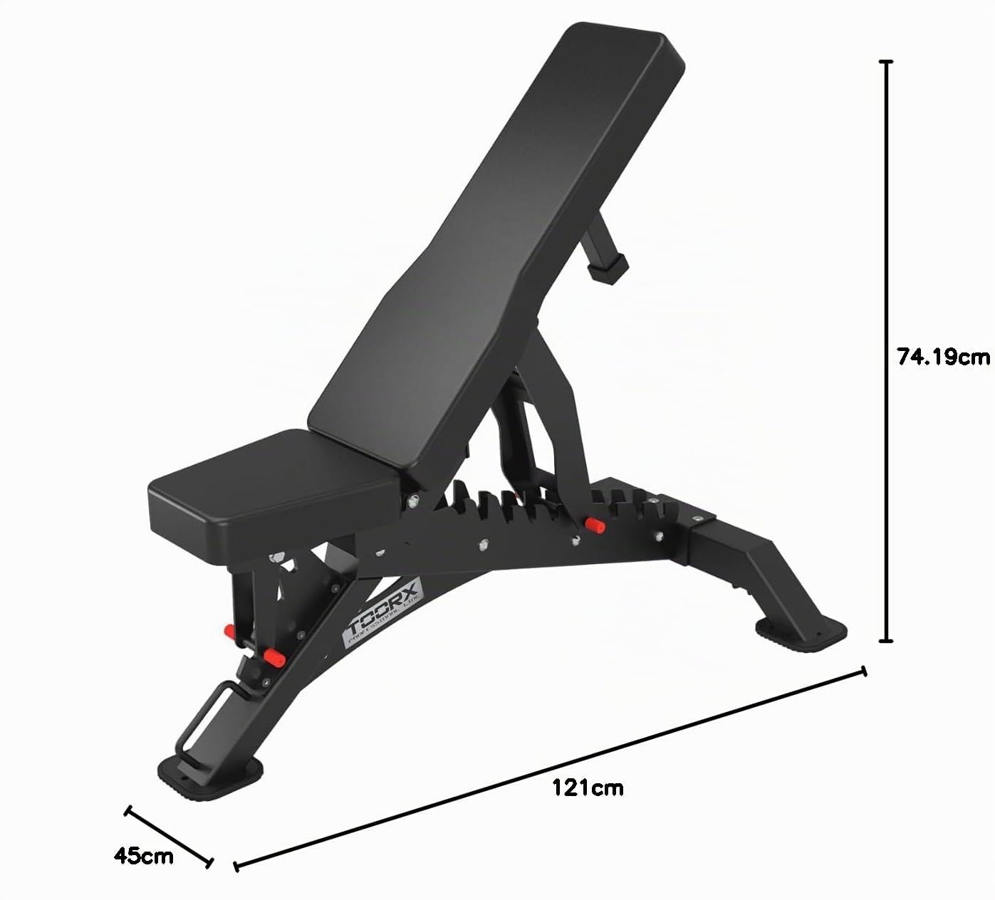 Panca TOORX Regolabile Palestra WBX-900 linea Professionale