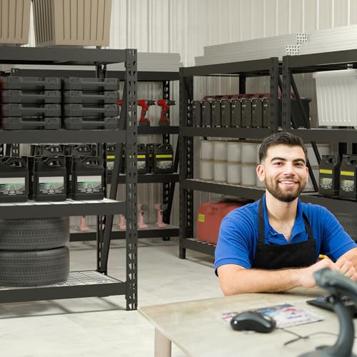 Image of WORKPRO Heavy Duty Metal Garage Shelving, 68 inch W x 24 inch D x 65 inch H, 7200 LBS Load
