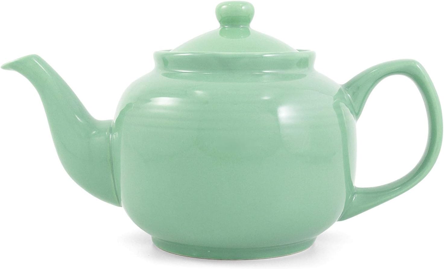 Seafoam Green Classic 6 Cup Ceramic Teapot