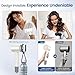 Hair Dryer with Diffuser,1-4min Fast Dry by 1400w, 3 Heat/Cool Wind Level,0.86lb Lightweight, 49db Low Noise, 2 Billion Plasma, Industry-Leading High-Speed Brushless Motor Blow Dryer for Home Travel