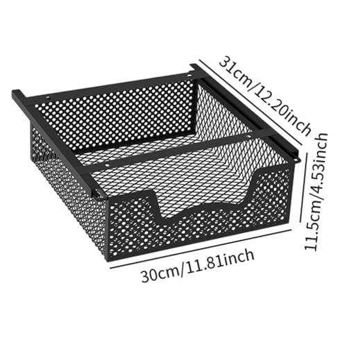 Cajón colgante de hierro resistente y compacto, la canasta deslizante ideal para cocina 3