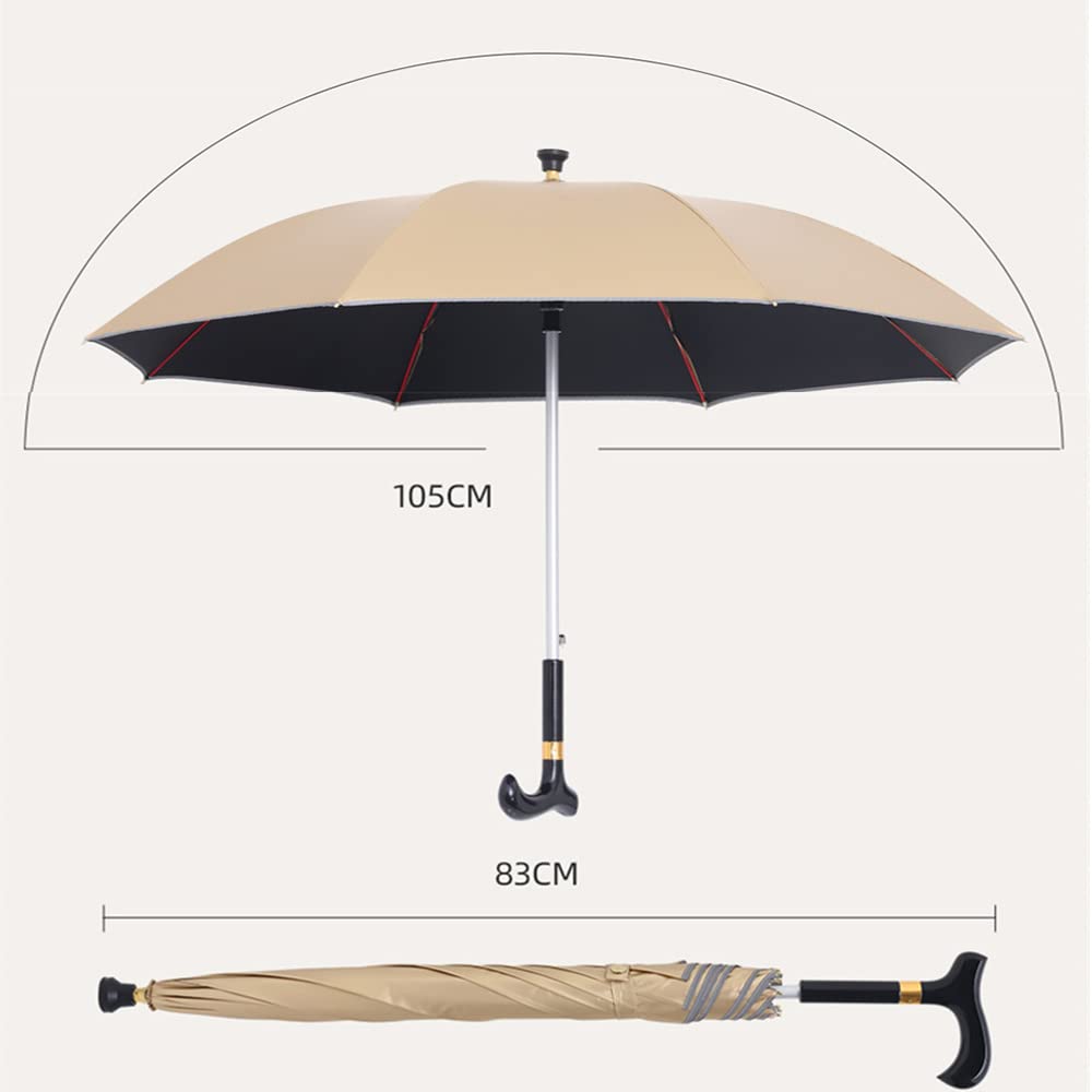 Antypoślizgowy parasol laski starszy laska laska Outdoor podłokietnika Sun Parasol do pieszych wędrówek, wspinaczki, wędrówki w deszczu