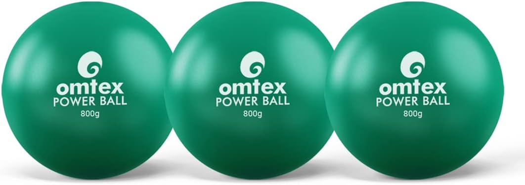 Omtex Weighted Balls for Power Hitting, Batting and Pitching Training Suitable for Teenager & Athlete, Build Strength and Muscle, Improve Technique and Form (Pack of 1)