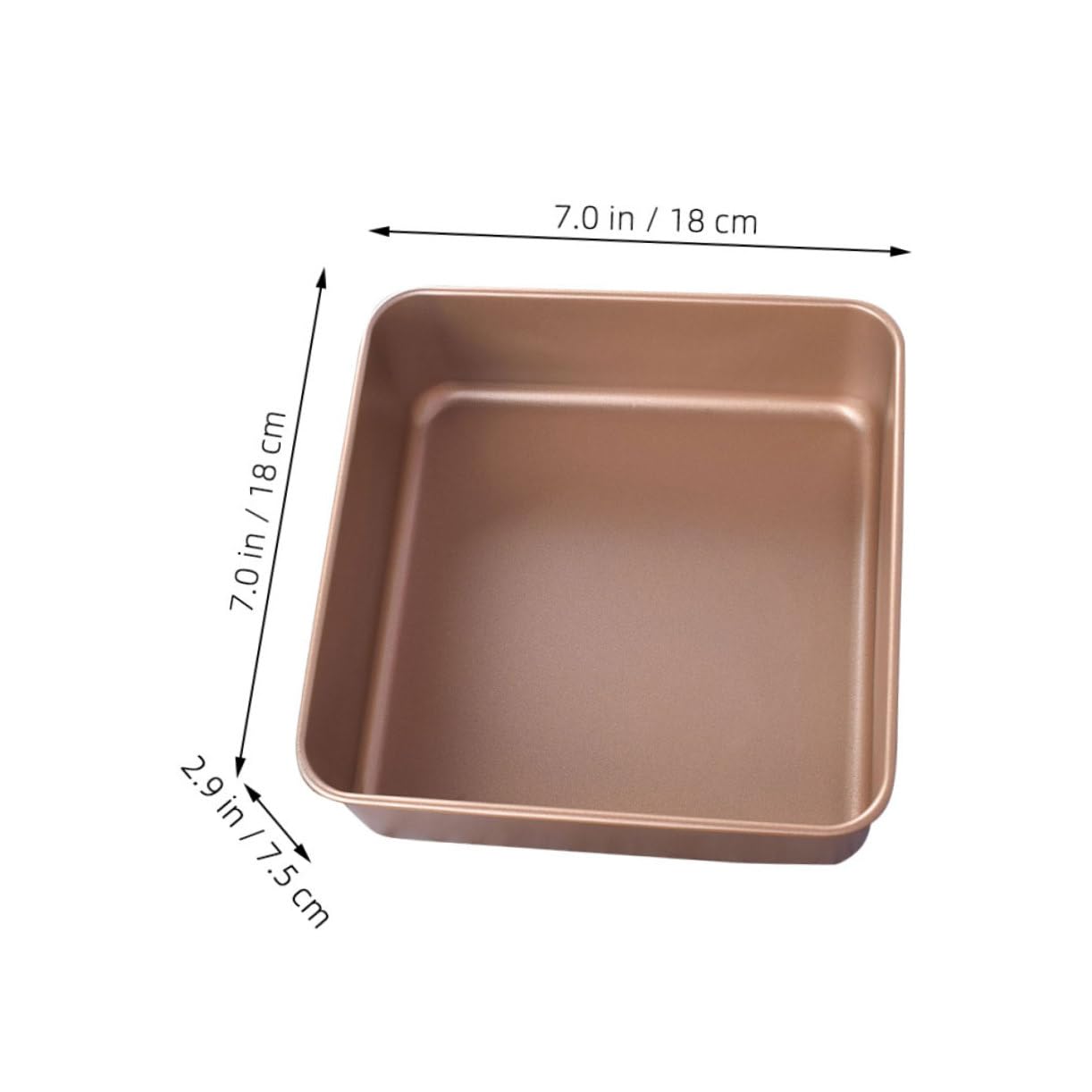 Unomor Vintage Style Cake Mould Baking Pan for Oven High Walls Easy Bake Cookie Sheet Steel Cookie Roaster for Chiffon Cakes